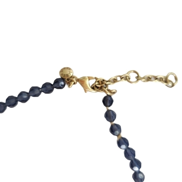 J. Crew Blue Tasseled & Beaded Necklace - Picture 4 of 5